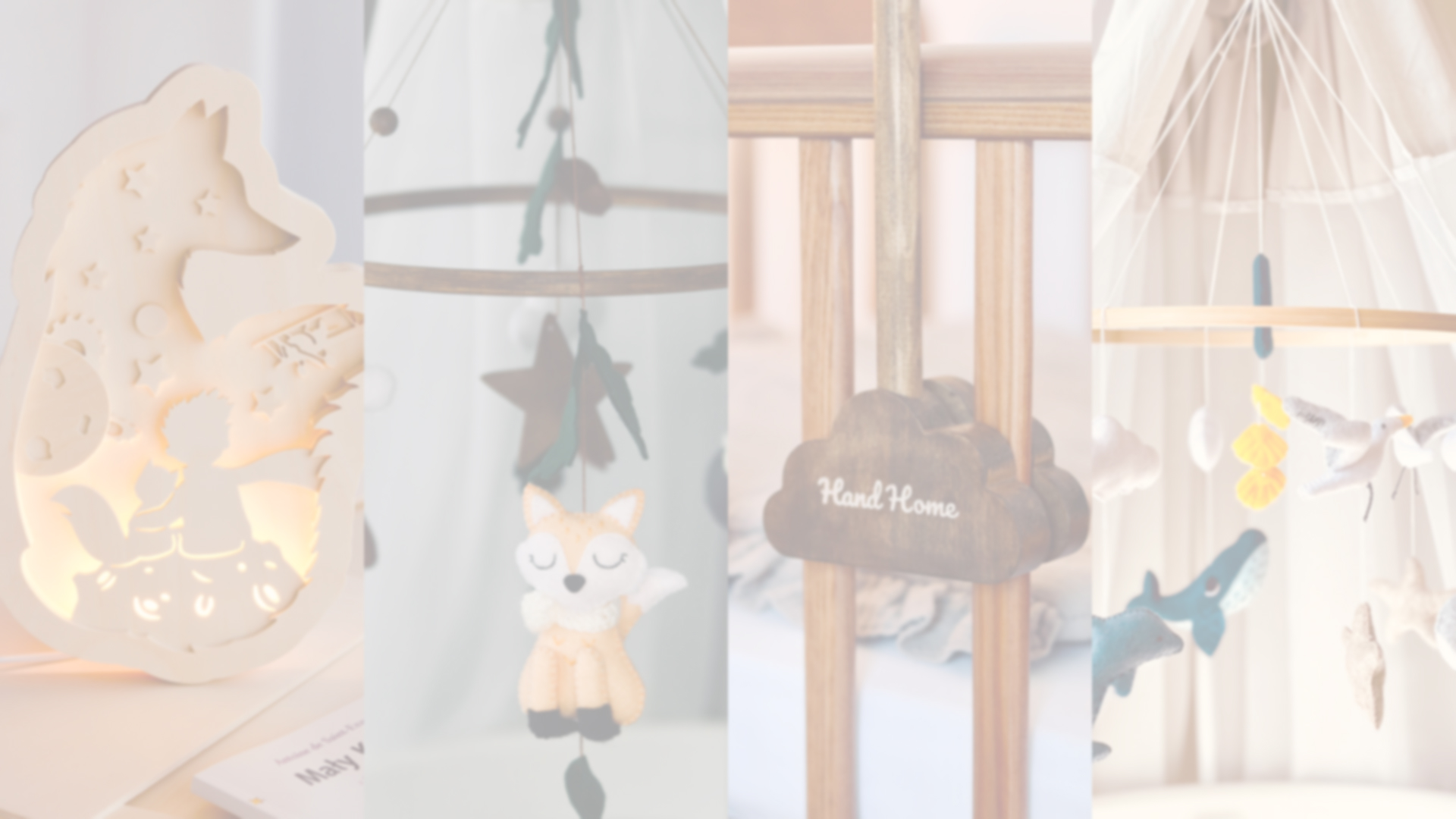 Lampki, karuzele, uchwyty do karuzel, ozdoby do pokoju dziecka