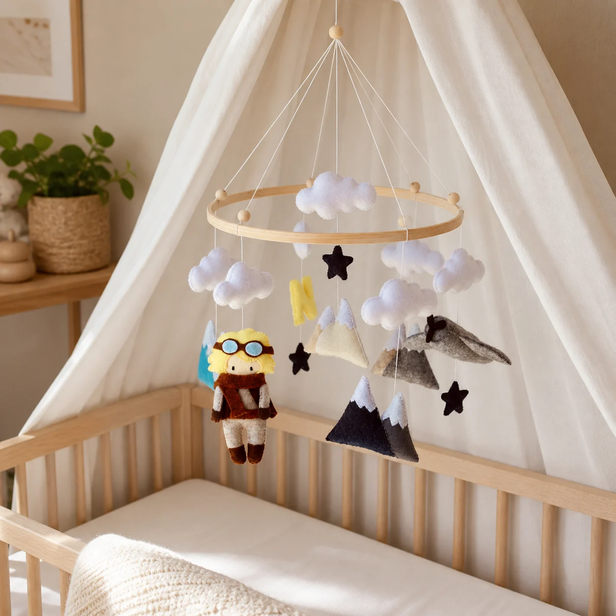 Karuzela do łóżeczka „Mały Książę” - zdjęcie 1