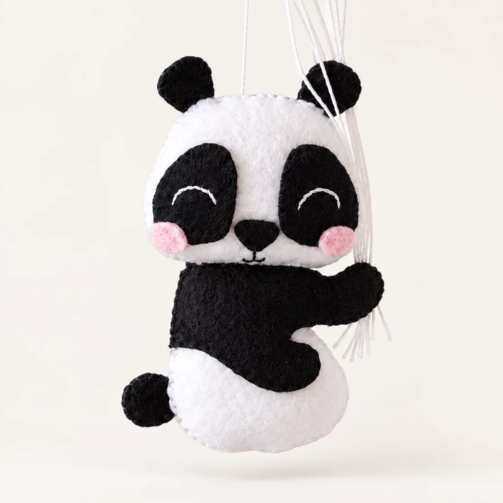 Karuzela do łóżeczka „Panda” - zdjęcie 4